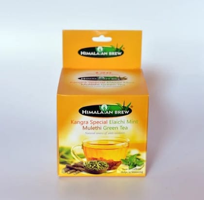 Himalayan Brew – Elaichi Mint Mulathi Green Tea (150g Loose Leaf)