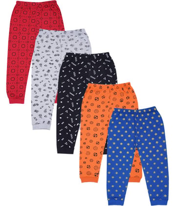 kukke Pack of 5 Boys Cotton Trackpant ( Multicolor )