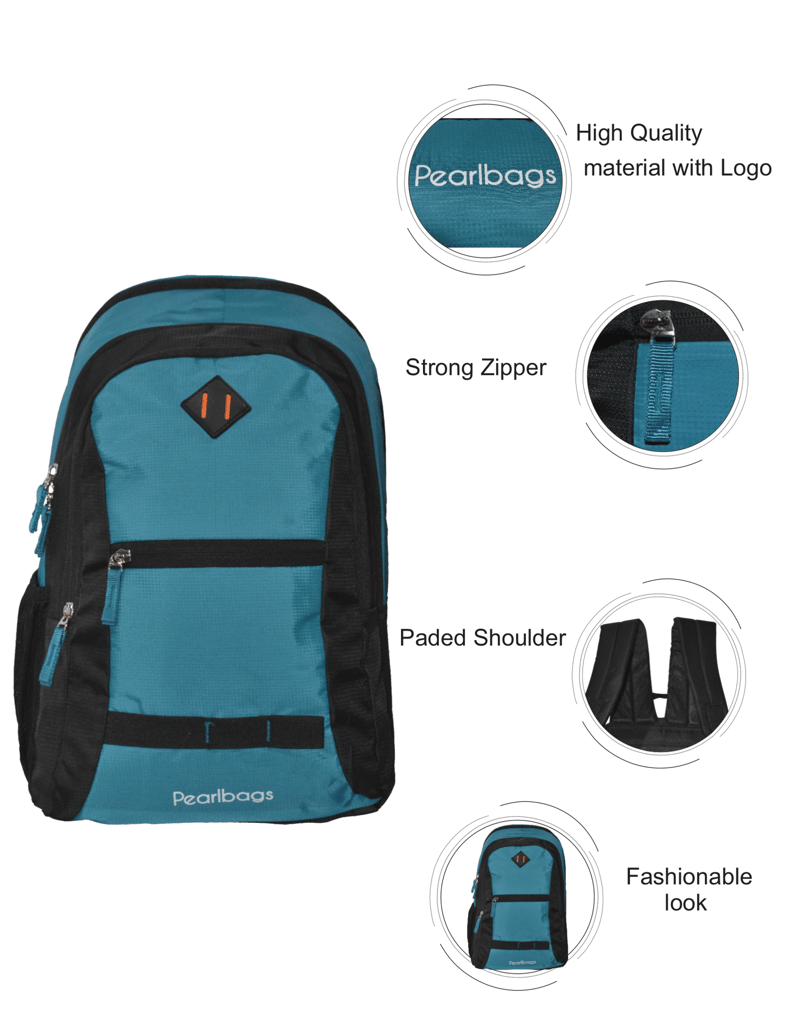 PB PearlBags Medium VENUS Premium Waterproof Backpack For School/College Boys & Girls 25 L Backpack