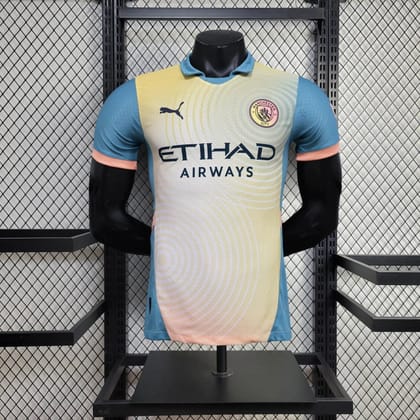 Manchester City Jersey Fourth 24 25 Season PLAYER VERSION-S