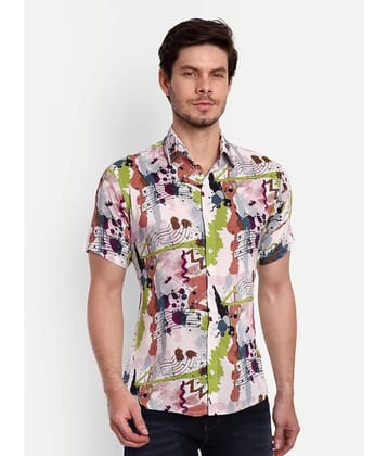 TrendiVastra - Multicolor Viscose Regular Fit Men's Casual Shirt ( Pack of 1 )