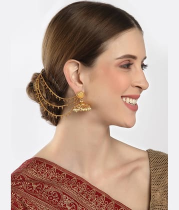 Zeneme Gold EarCuff Earrings ( Pack of 1 )