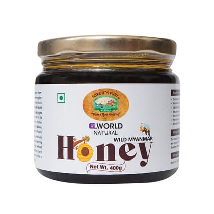 Elworld Agro & Organic Food Products Wild Honey 400g