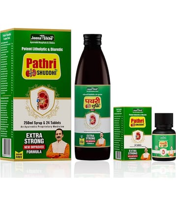 Jeena Sikho Pathri Shuddhi Combo Pack | Sugar-Free 250ml + 24 Tablets