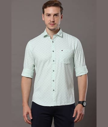 Cool Colors - Green 100% Cotton Slim Fit Men's Casual Shirt ( Pack of 1 )
