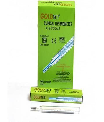 MCP SMIC Gold Clinical Oval Thermometer