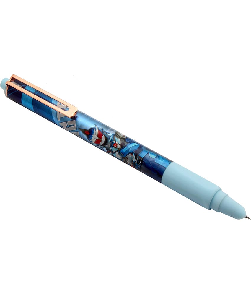 Srpc Yiren Super Hero Edition Retractable Button System Capless Fountain Pen Blue