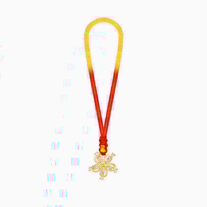 Golden Blossom Lumba Rakhi