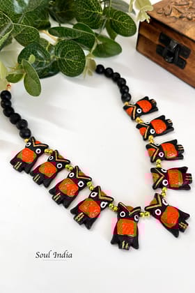 Handmade Statement Terracotta Jewellery Set