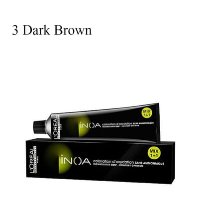 L'Oreal Professional Inoa Hair Colour NO 3 Dark Brown - 60 g