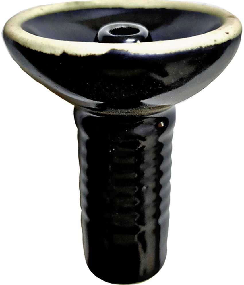 PUFF SMART American Phunnel Ceramic Chillum (Black Shade)