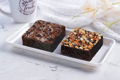 Almond Brownie + Choco Chip Brownie (Box Of 2)