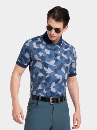Disruptive Camo Dark Blue AH Polo Disruptive Camo Dark Blue AH Polo