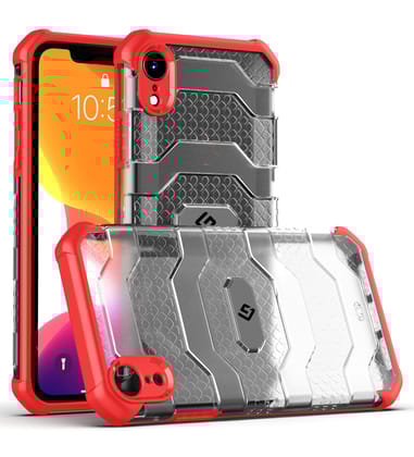 Explorer Series [Certified Military Grade Protection] Back Cover for Apple iPhone XR (6.1 inch), Tangy Red