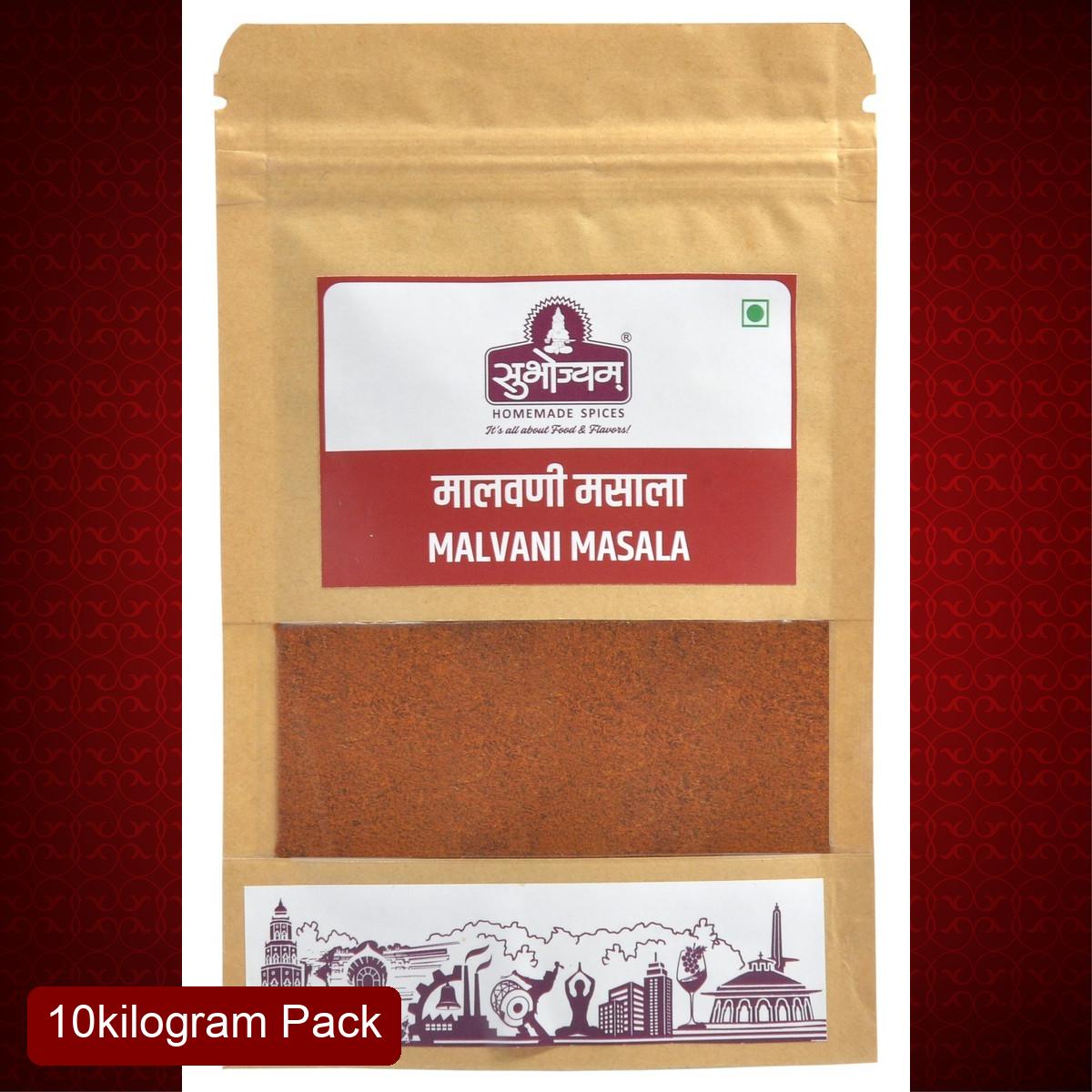 Subhojyam Malvani Masala (10 Kg) | Authentic Konkan Coast Spice Blend | Bulk Wholesale Pack