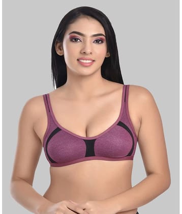 Elina Cotton Non Padded Women's T-Shirt Bra ( Black )