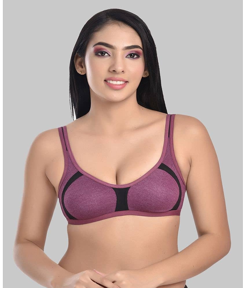 Elina Cotton Non Padded Women's T-Shirt Bra ( Black )