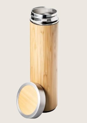 Bamboo Water Bottle - Sip Sustainably, Hydrate Naturally-Yes