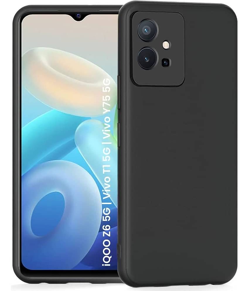 Case Vault Covers Silicon Soft cases Compatible For Silicon Vivo T1 5G ( Pack of 1 )