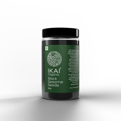 Organic Black Sesame Seeds | Kala Til | Healthy Seeds | Good Fats | 100g
