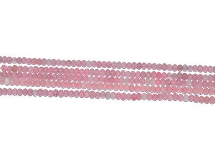 Gemstone Faceted Roundel Agate Loose Beads , 3X4 MM , FDB-047-Per String of Approx 115 PCS / 3X4 MM