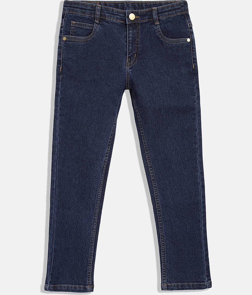 Urbano Juniors Pack of 1 Boys Cotton Blend Jeans ( Blue )