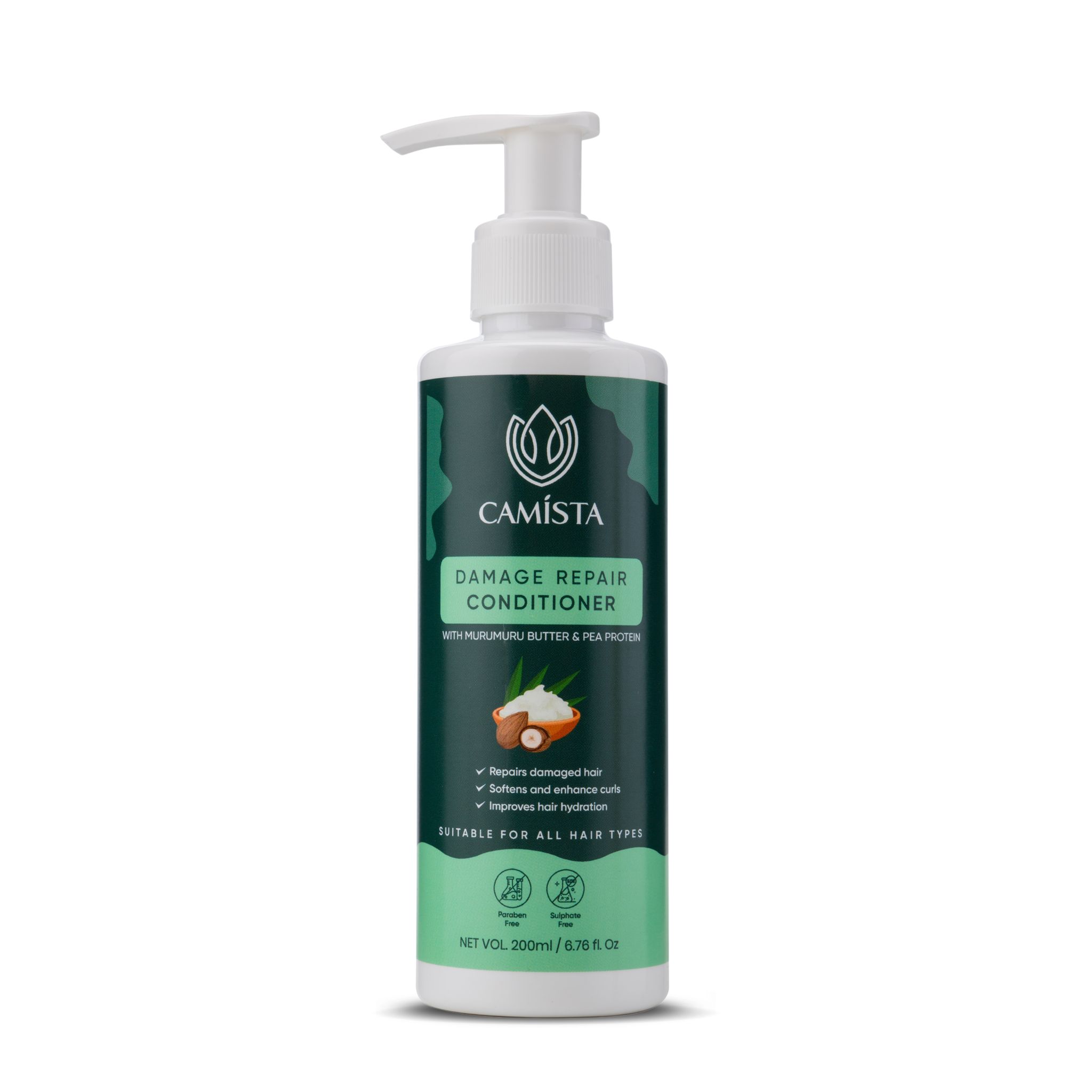 CAMISTA Damage Repair Conditioner with Murumuru Butter & Pea Protein
