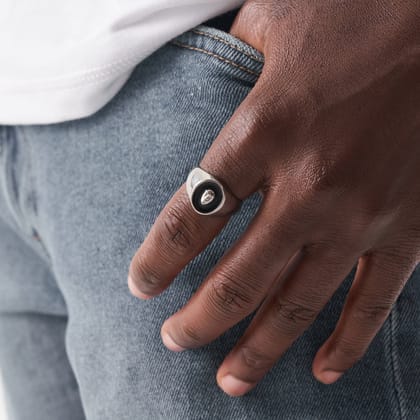 DROWNING RING (SILVER)-S