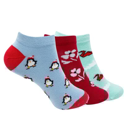 Colour Affair Set of 3 Socks for Women