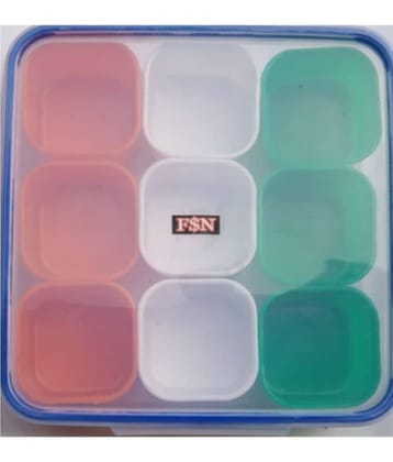 FSN - Transparent Plastic Spice Container ( Set of 1 ) - 100