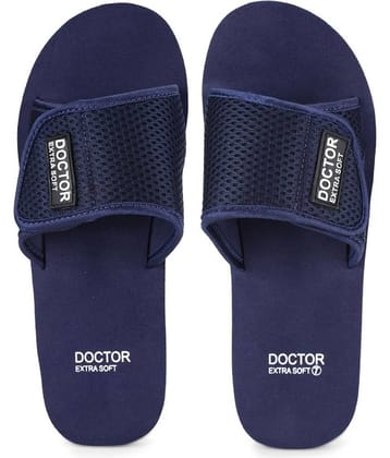 DOCTOR EXTRA SOFT - Navy Men's Slide Flip Flop