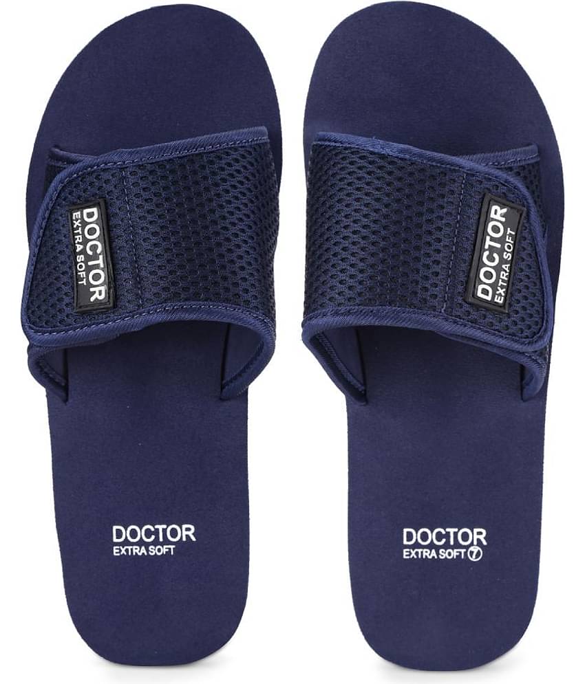 DOCTOR EXTRA SOFT - Navy Men's Slide Flip Flop