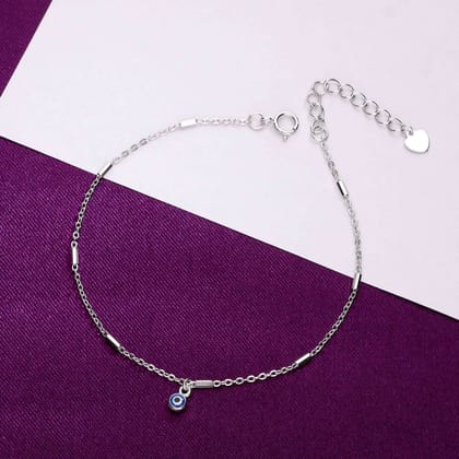 Evil Eye Charm Bracelet-None / Silver