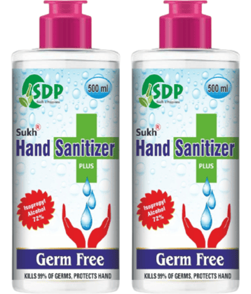 Zemaica Healthcare Hand Sanitizer 1000 mL Pack of 2