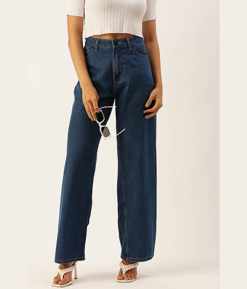 Bene Kleed Women High-Rise Relaxed Fit Jeans