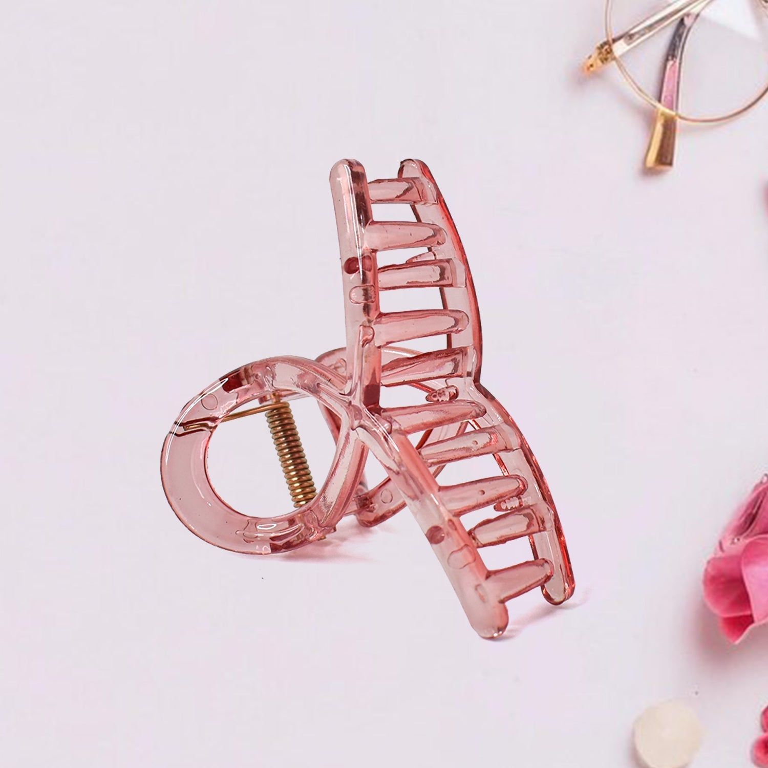 Plastic Hair Clamp Grip, Simple Matte Hair Barrette Clamp (1 Pc)