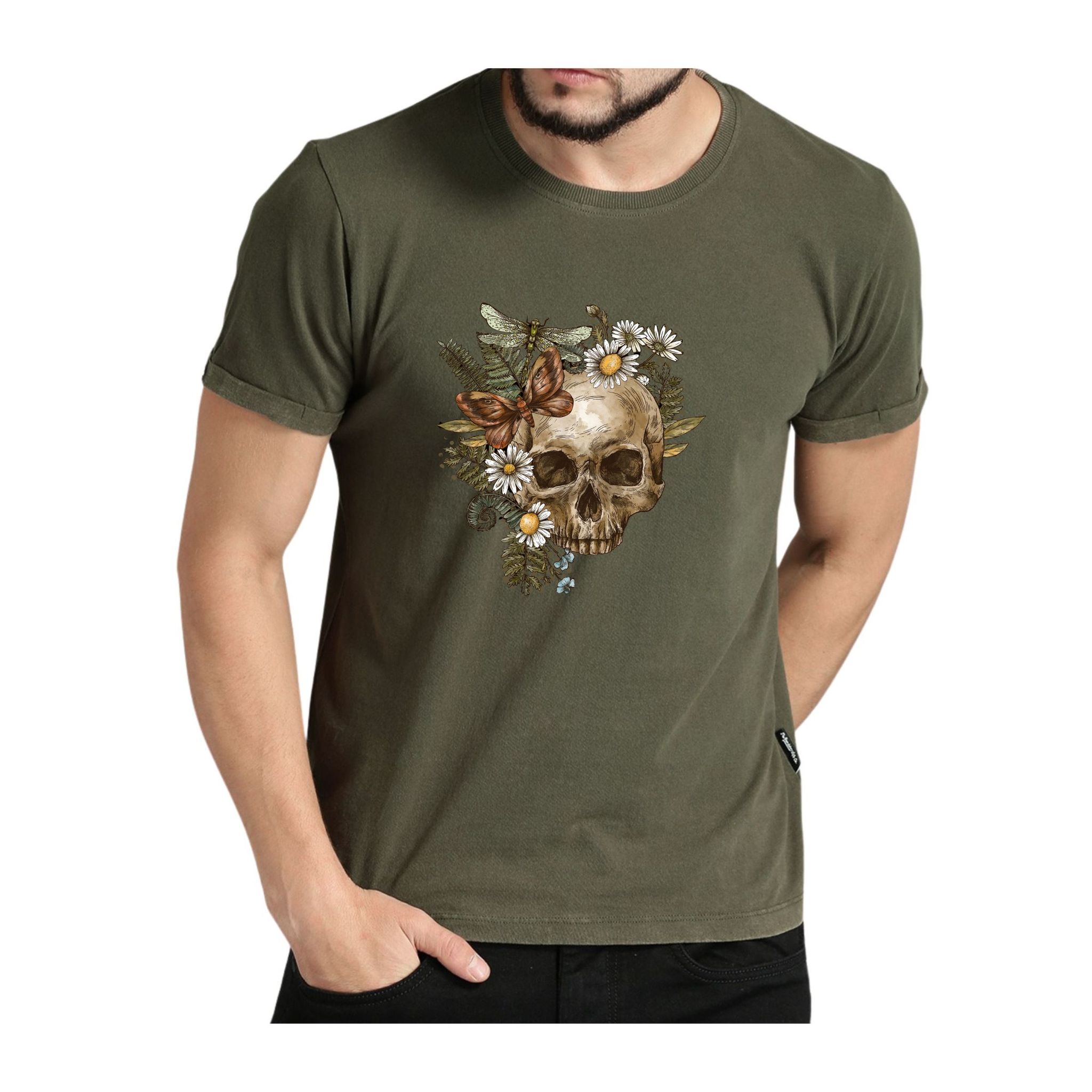 Trishoolin SSHAYU Printed T-Shirt | Design 10192MB | Regular Fit | Crew Neck / Round Neck Half Sleeve | Pack of 1