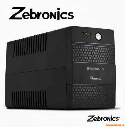 ZEBRONICS U735 600VA/360W Microcontroller Based UPS for Office Computers | Home PC with Auto Restart, Generator Compatible, Boost & Buck AVR, Built-in Protection, (Not forUninterruptible Power Supply