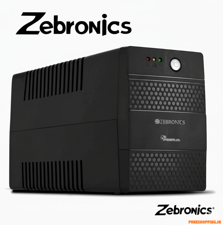 ZEBRONICS U735 600VA/360W Microcontroller Based UPS for Office Computers | Home PC with Auto Restart, Generator Compatible, Boost & Buck AVR, Built-in Protection, (Not forUninterruptible Power Supply