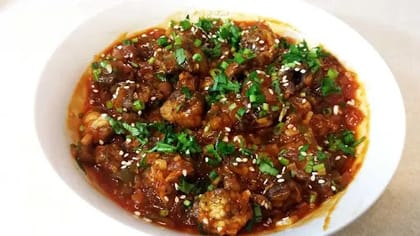 Special Chicken Manchurian Dry