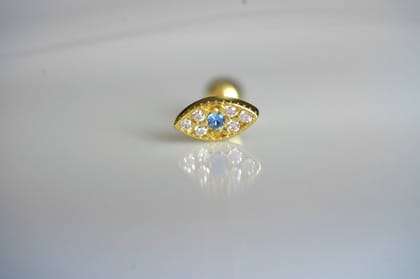 S925 Dainty Evil Eye Stud