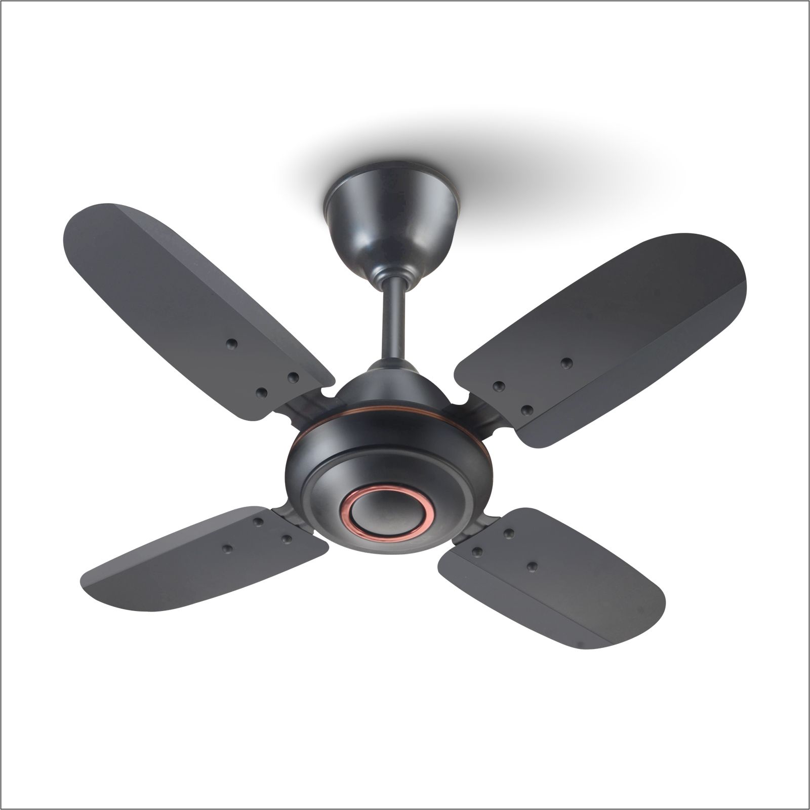 truTRTL Wave Ceiling Fan | 600 mm (24 inch) | High-Speed Ceiling Fan for Home | 2 Year Warranty | Energy Saving | Durable & Stylish | Smoke Brown
