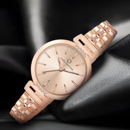 Iconic 2034 Rose gold Analog Womens Watch