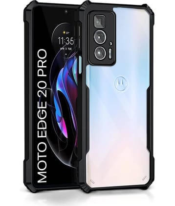 VAKIBO Plain Cases Compatible For Rubber Moto Edge 20 Pro ( Pack of 1 )