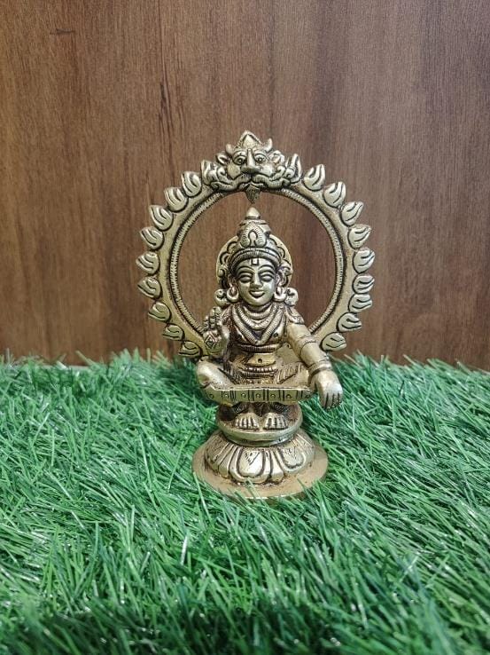 BRASS LORD AYYAPPA STATUE