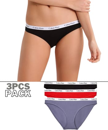 C K Underwear - Women Pack Of 3 Briefs-XL