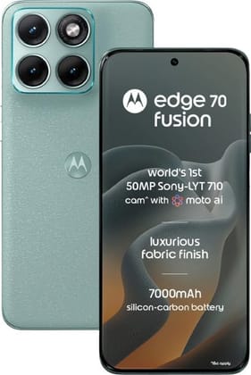 Motorola Edge 70 Fusion 5G (Pantone Blue Surf, 8GB RAM, 128GB Storage) | 50MP + 13MP Dual Camera | 32MP Selfie | 6.8" Super HD Display | Snapdragon 7s Gen 4 Processor | 7000mAh Battery | Motorola Edge 70 Fusion 5G (Pantone Blue Surf, 8GB RAM, 128GB Stora