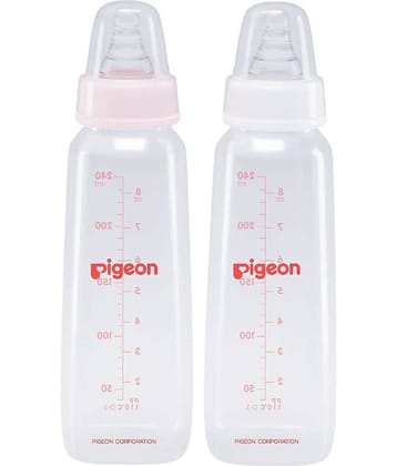 Pigeon - 240 Pink Feeding Bottle ( Pack of 2 )