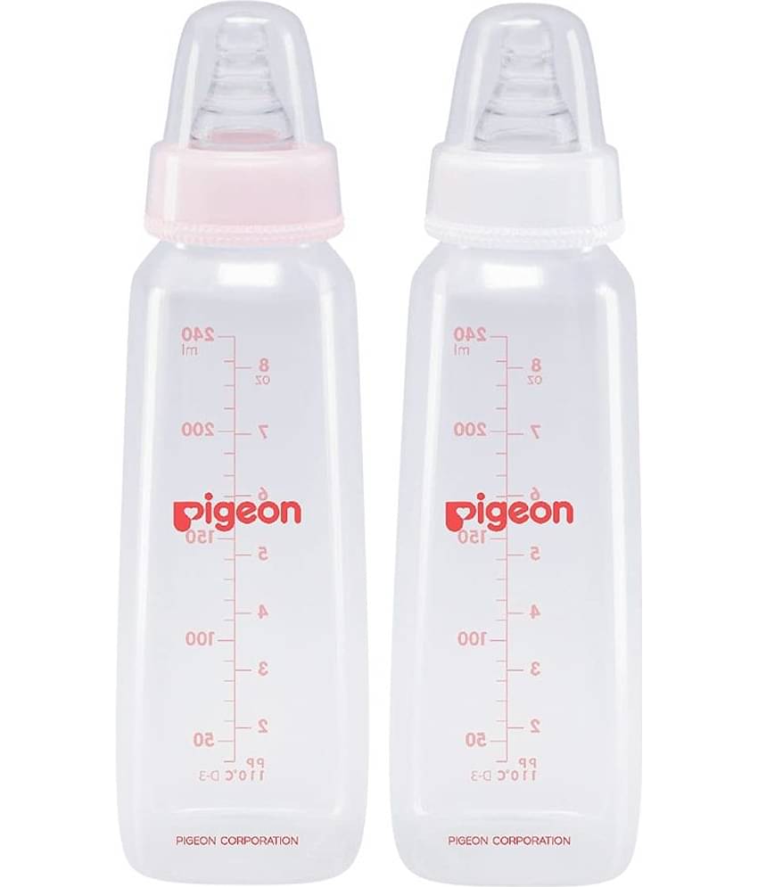 Pigeon - 240 Pink Feeding Bottle ( Pack of 2 )