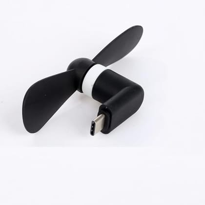 smars Mobile Phones Mini Electric USB OTG Fan, Cooler For Type C Mobile Phone Tablet (Random Colour)